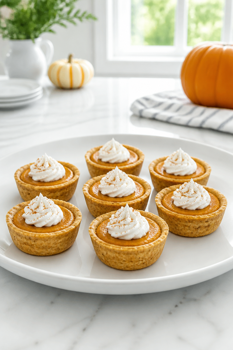 Mini Pumpkin Pie Two Bite Treat Mini Pumpkin Pie Two Bite Treat