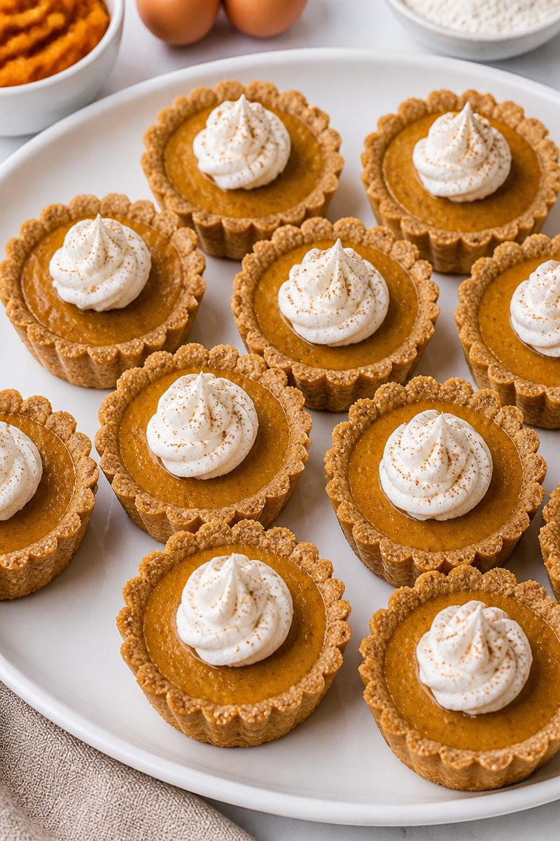 Mini Pumpkin Pie Two Bite Treat Mini Pumpkin Pie Two Bite Treat