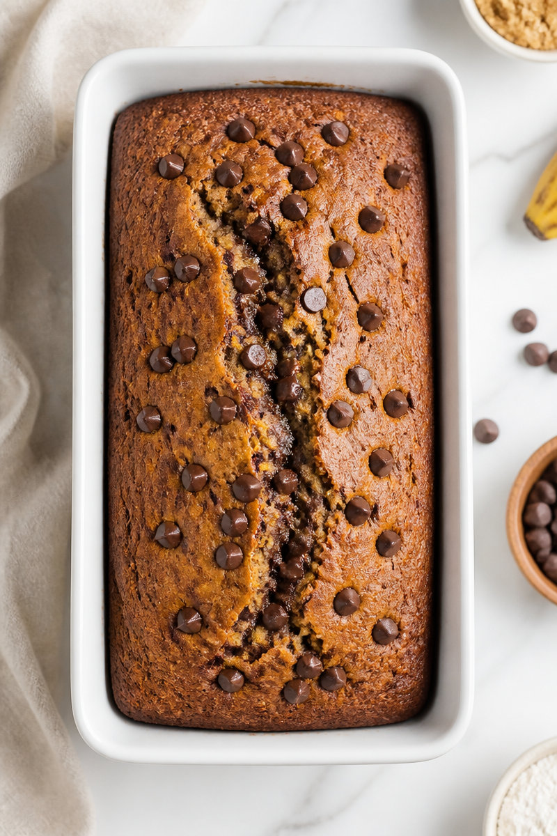 Moist Banana Bread Chocolate Chip