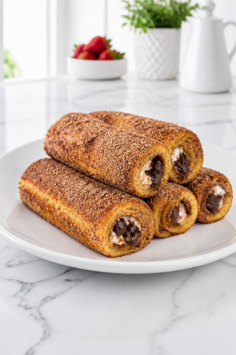 Mummy Cinnamon Sugar French Toast Roll Up
