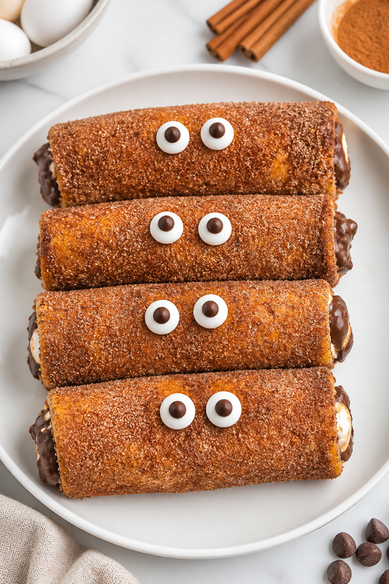 Mummy Cinnamon Sugar French Toast Roll Up