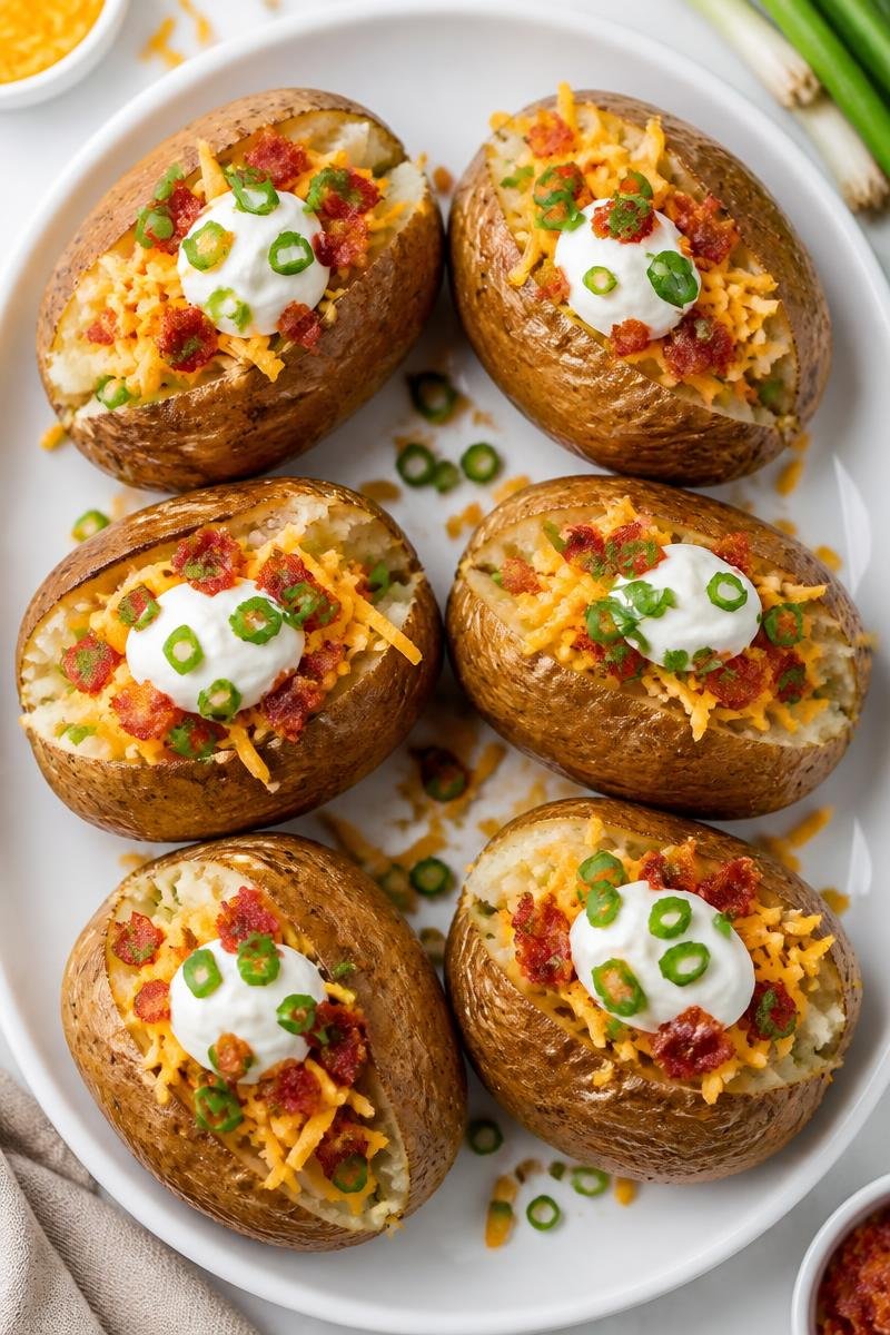 National Potato Month Loaded Baked Potato National Potato Month Loaded Baked Potato