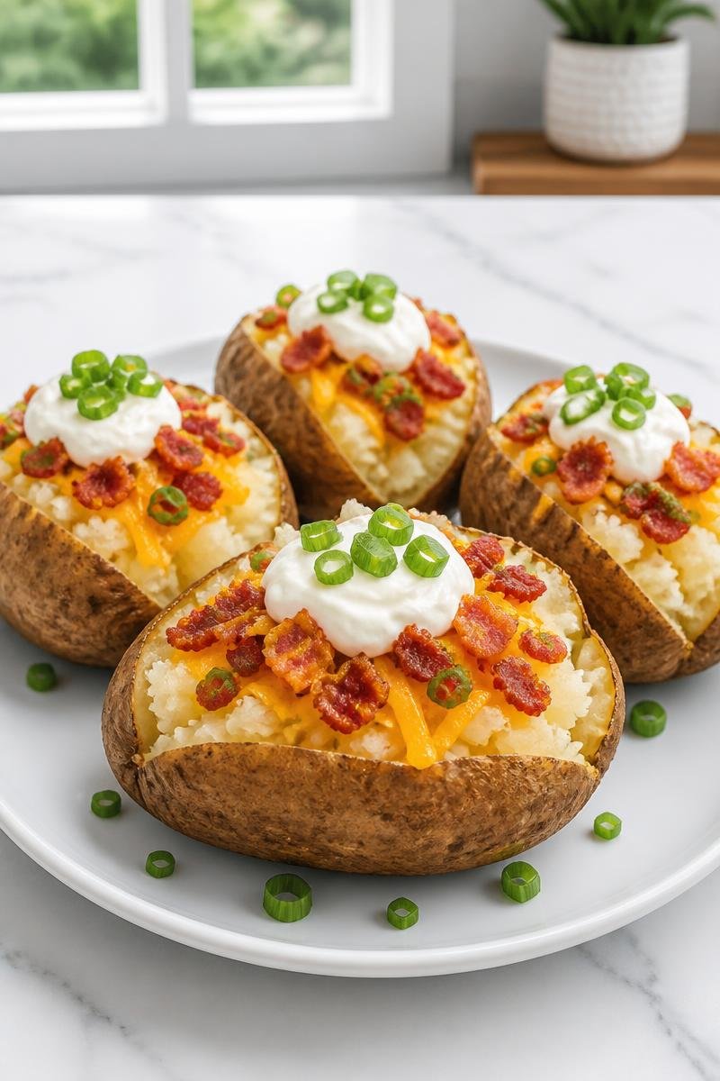 National Potato Month Loaded Baked Potato National Potato Month Loaded Baked Potato