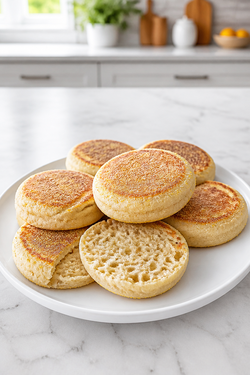 No Autolyse Sourdough English Muffin Griddle No Autolyse Sourdough English Muffin Griddle