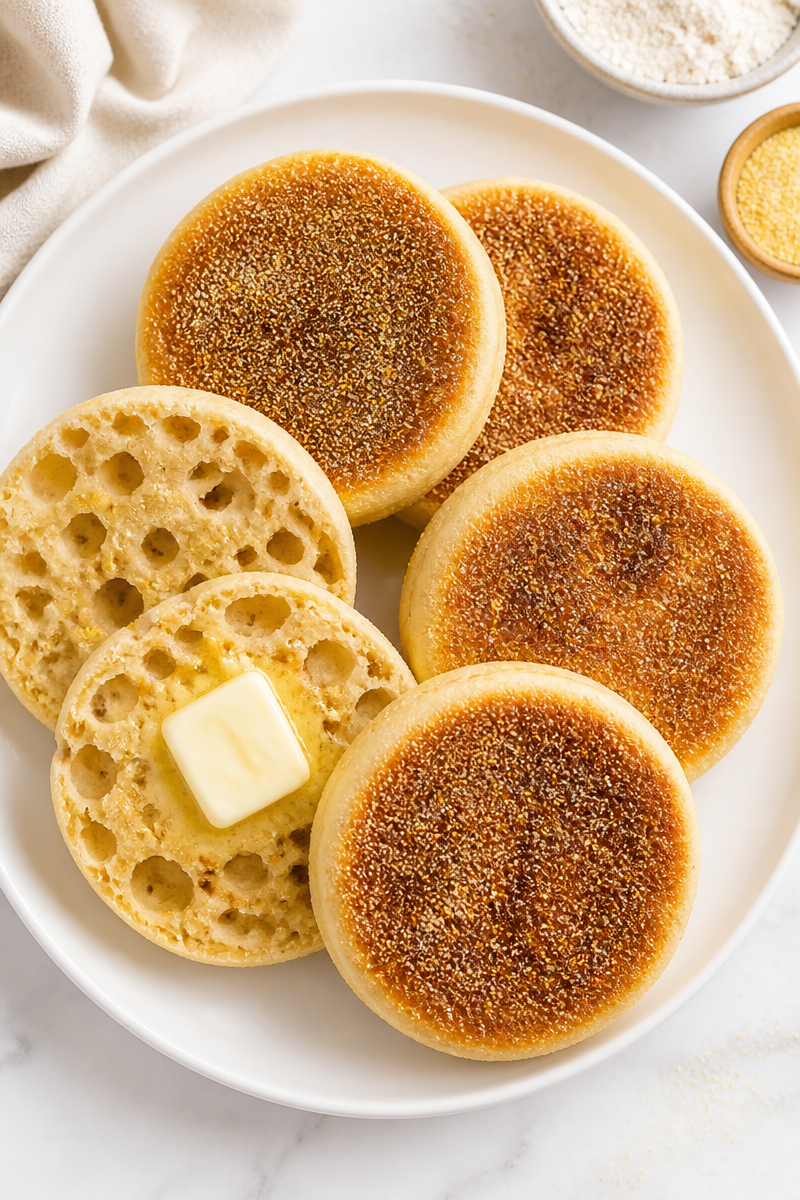 No Autolyse Sourdough English Muffin Griddle No Autolyse Sourdough English Muffin Griddle