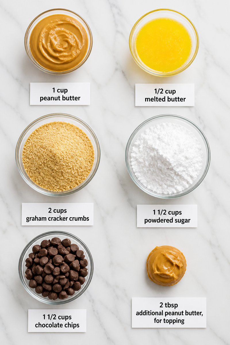 No Bake Peanut Butter Bars No Bake Peanut Butter Bars