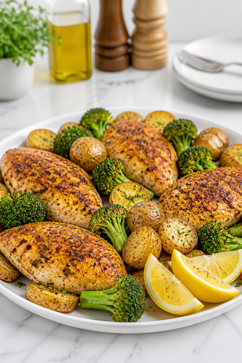 One Pan Chicken Breast Dinner One Pan Chicken Breast Dinner
