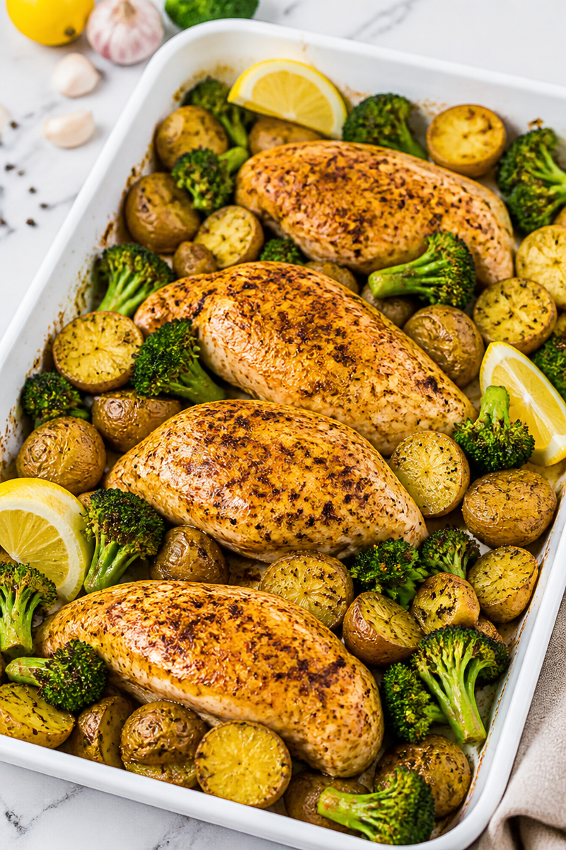 One Pan Chicken Breast Dinner One Pan Chicken Breast Dinner