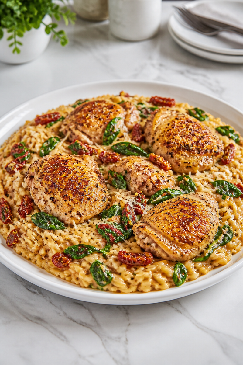 One Pan Marry Me Chicken Orzo One Pan Marry Me Chicken Orzo