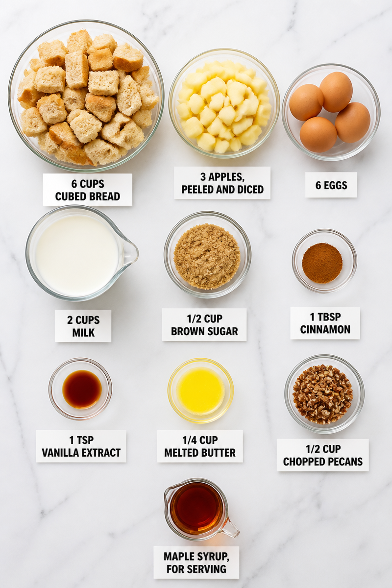 Overnight Apple Cinnamon Breakfast Bake Overnight Apple Cinnamon Breakfast Bake