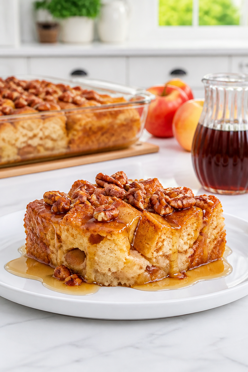 Overnight Apple Cinnamon Breakfast Bake Overnight Apple Cinnamon Breakfast Bake