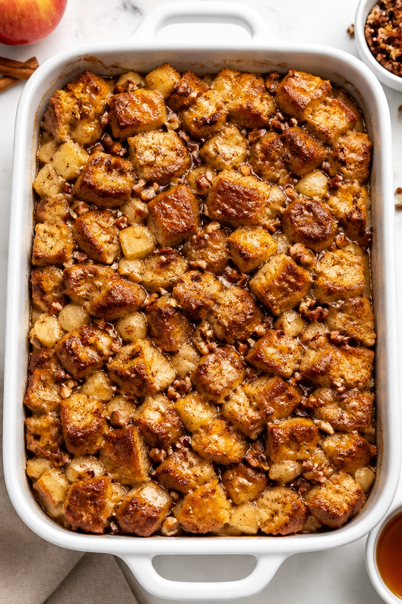 Overnight Apple Cinnamon Breakfast Bake Overnight Apple Cinnamon Breakfast Bake