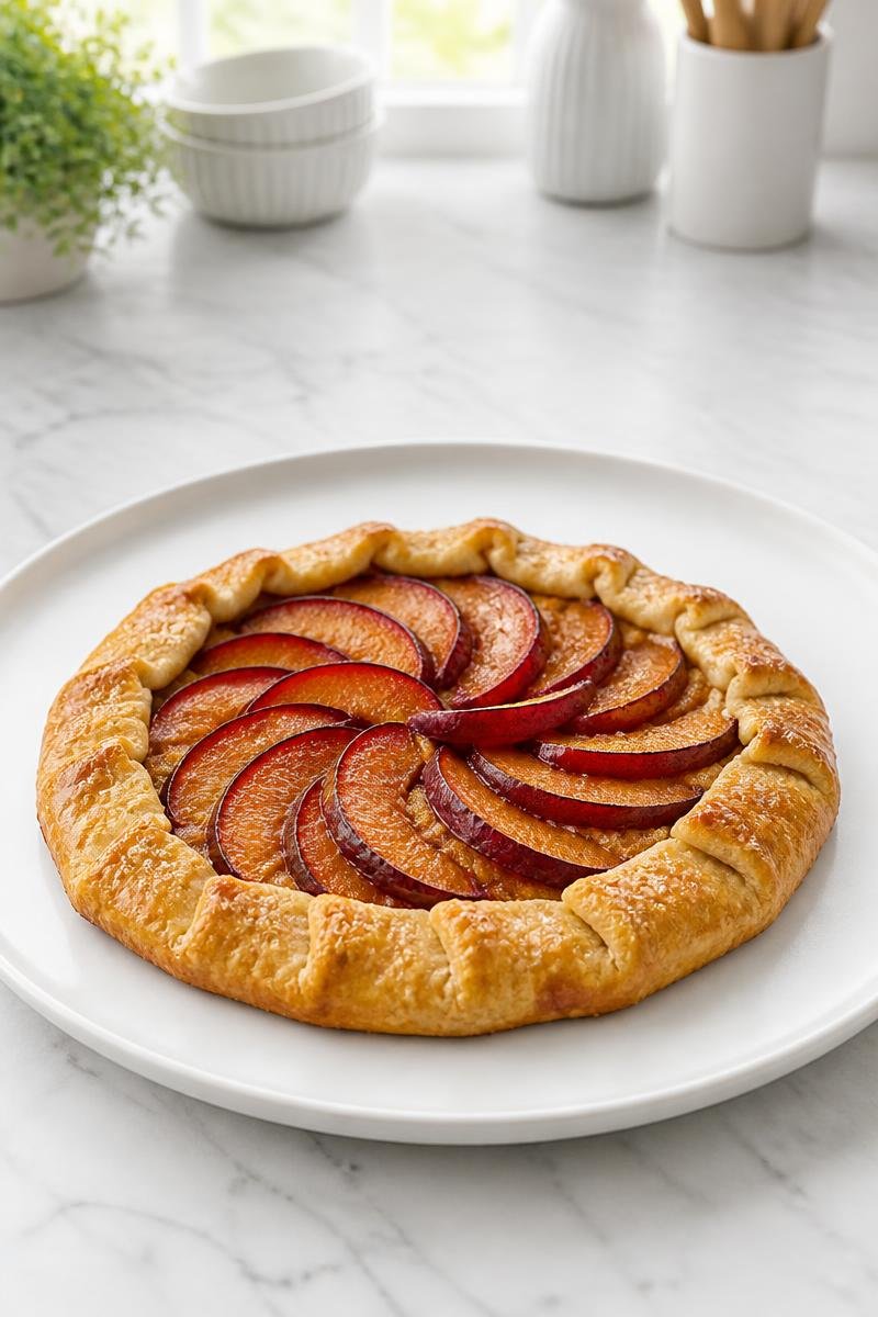 Plum Galette Almond Frangipane Filling Plum Galette Almond Frangipane Filling