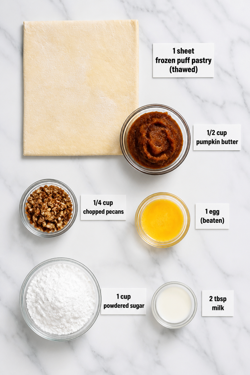 Pumpkin Butter Kringle Puff Pastry Pumpkin Butter Kringle Puff Pastry
