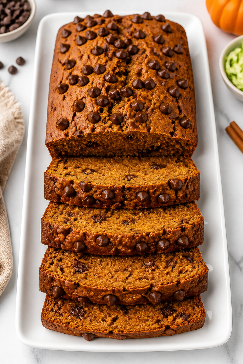 Pumpkin Chocolate Chip Zucchini Bread Pumpkin Chocolate Chip Zucchini Bread
