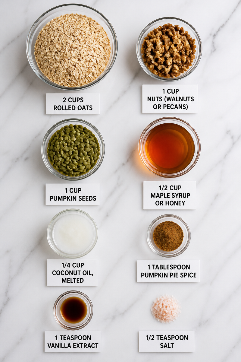 Pumpkin Pie Spice Granola Batch