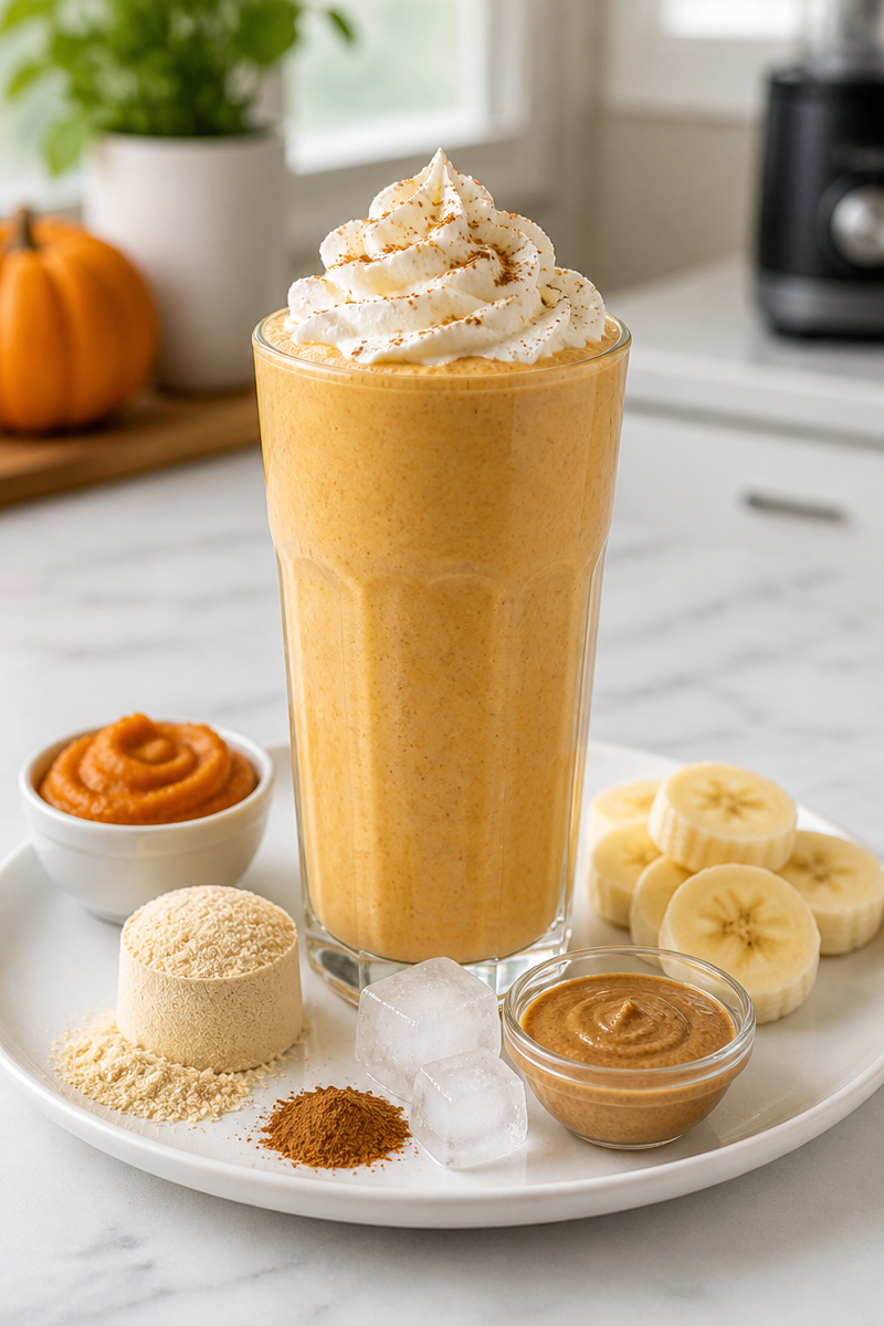 Pumpkin Protein Smoothie High Protein Breakfast Pumpkin Protein Smoothie High Protein Breakfast