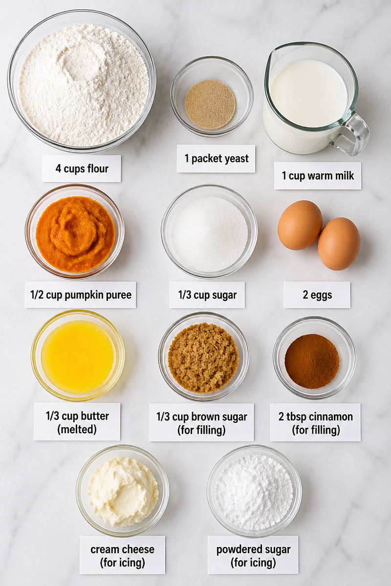 Pumpkin Spice Overnight Yeast Cinnamon Roll Pumpkin Spice Overnight Yeast Cinnamon Roll