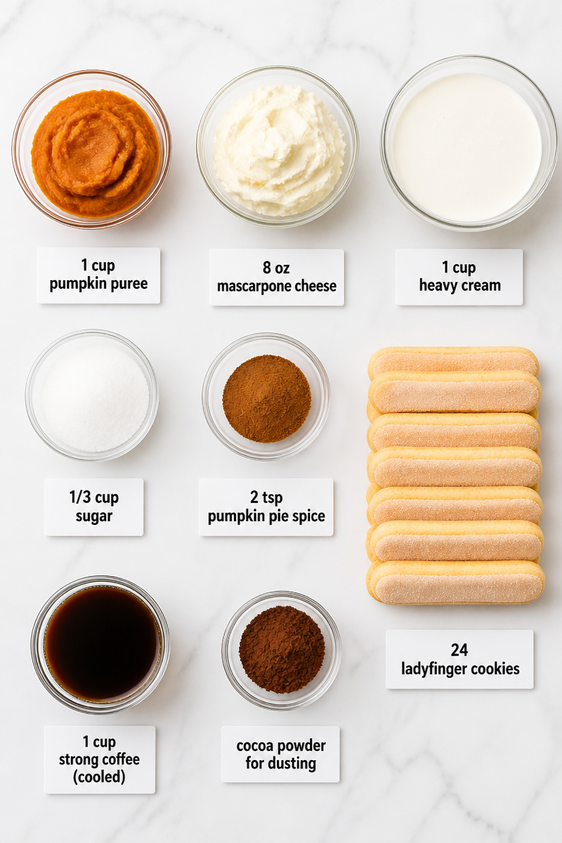 Pumpkin Spice Tiramisu No Bake Layer Pumpkin Spice Tiramisu No Bake Layer