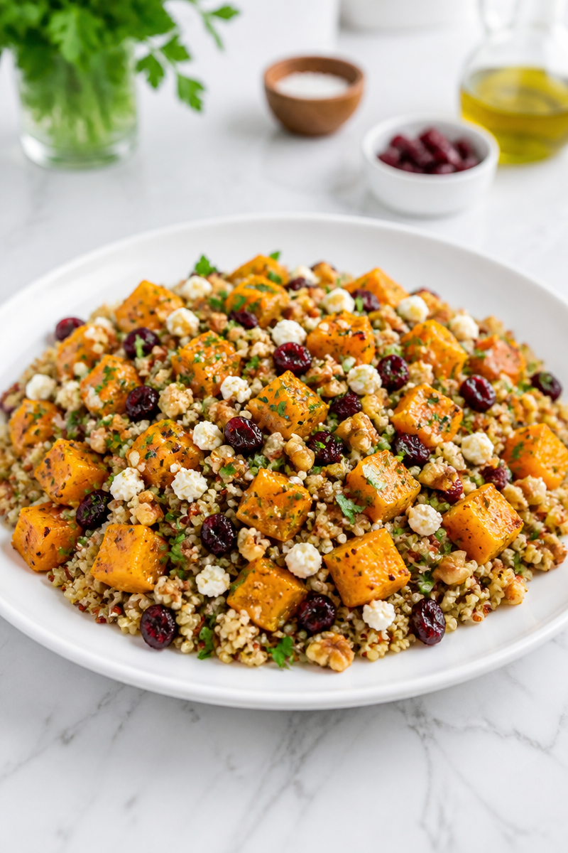 Roasted Butternut Squash Quinoa Salad