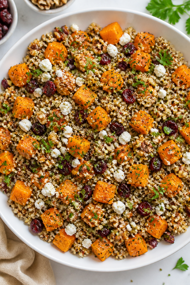 Roasted Butternut Squash Quinoa Salad