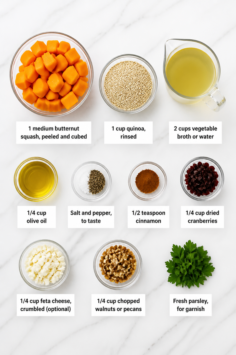 Roasted Butternut Squash Quinoa Salad