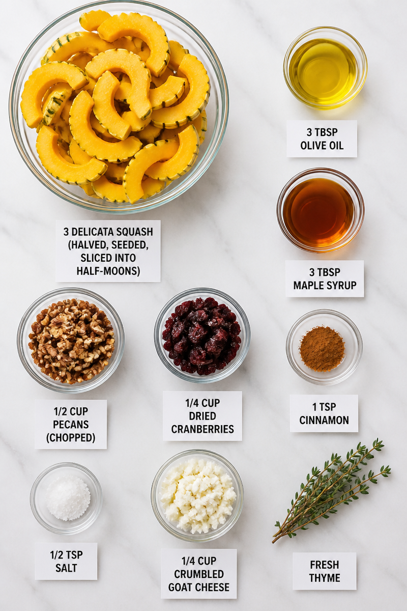 Roasted Delicata Squash Maple Pecan Roasted Delicata Squash Maple Pecan