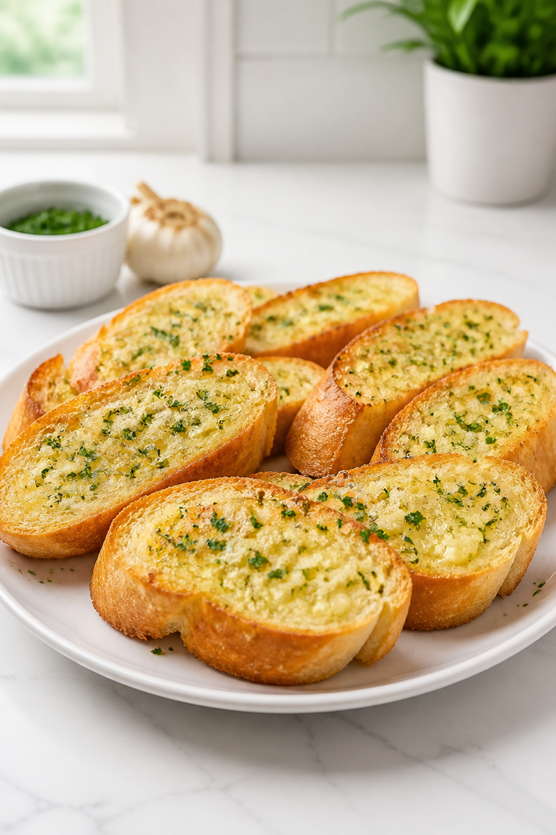 Roasted Garlic Homemade Bread Side Dish Roasted Garlic Homemade Bread Side Dish