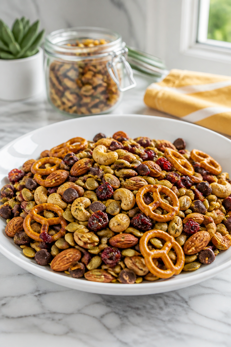 Roasted Pumpkin Seed Trail Mix Snack Roasted Pumpkin Seed Trail Mix Snack