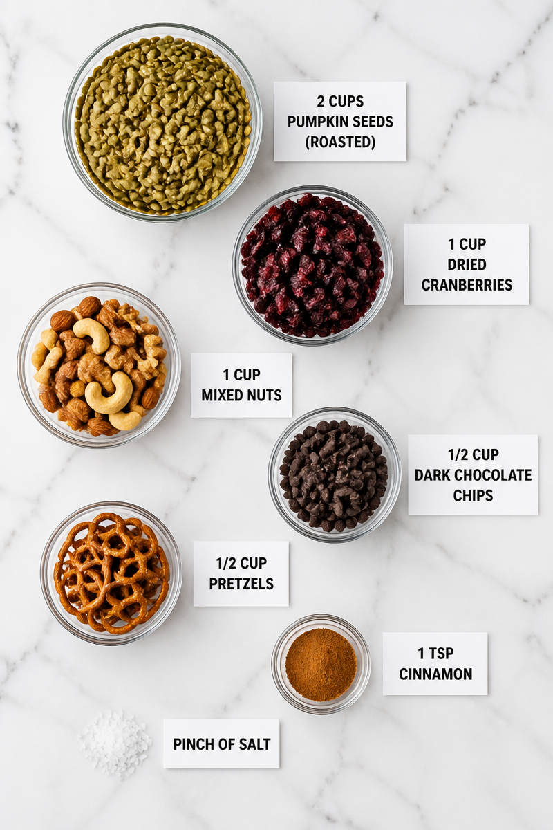 Roasted Pumpkin Seed Trail Mix Snack Roasted Pumpkin Seed Trail Mix Snack