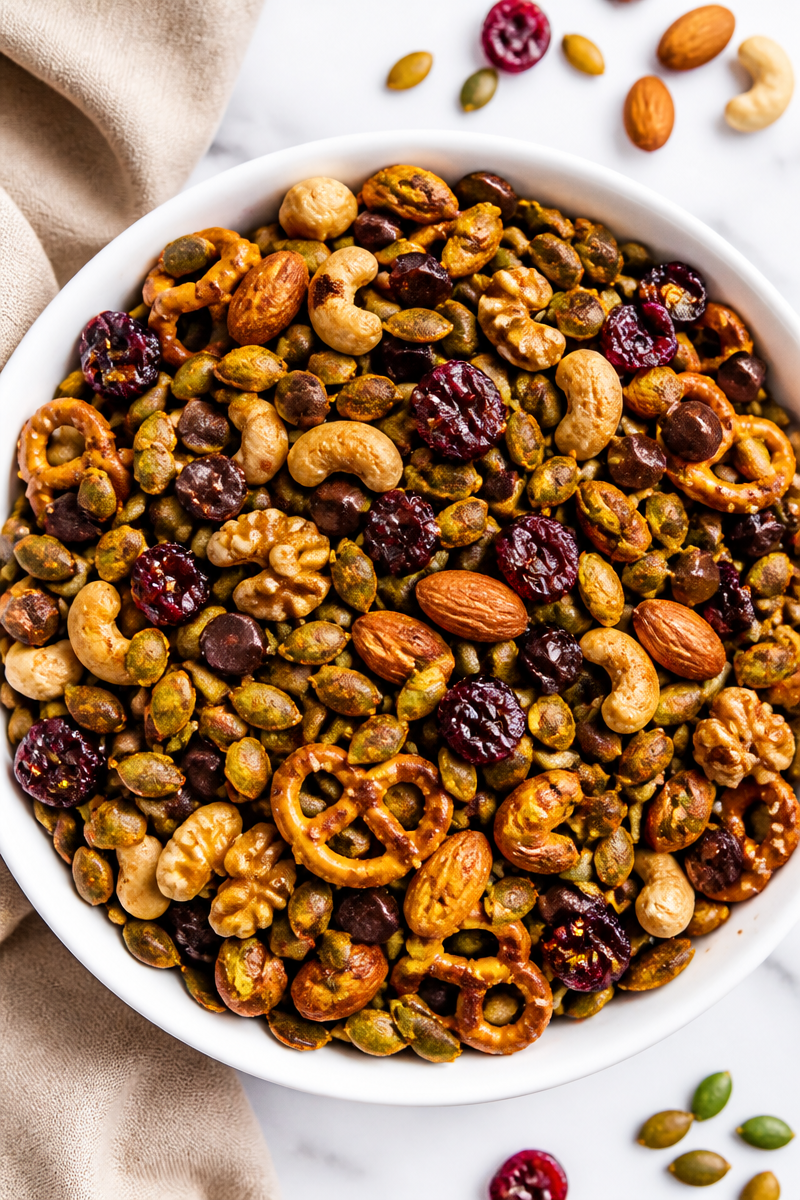 Roasted Pumpkin Seed Trail Mix Snack Roasted Pumpkin Seed Trail Mix Snack