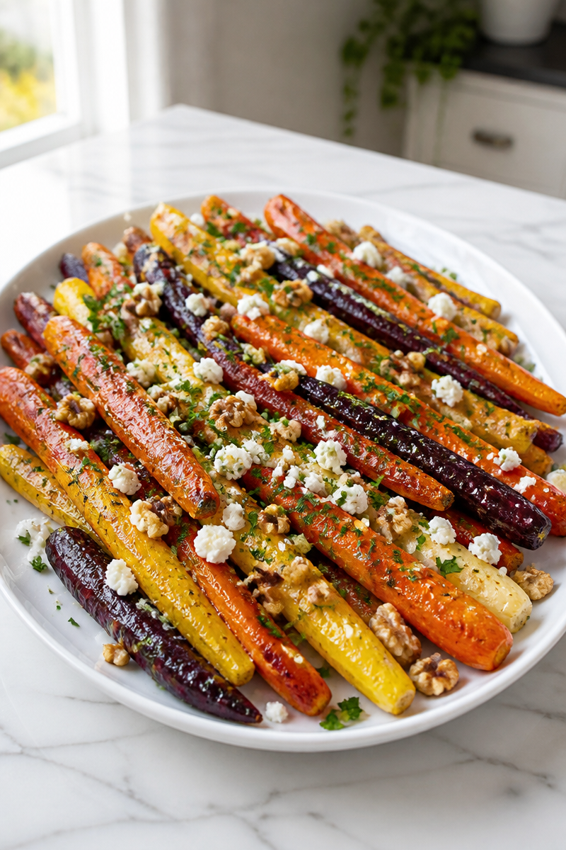 Roasted Rainbow Carrot Honey Glaze Roasted Rainbow Carrot Honey Glaze