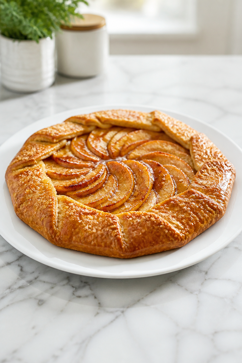 Rustic Apple Galette Puff Pastry