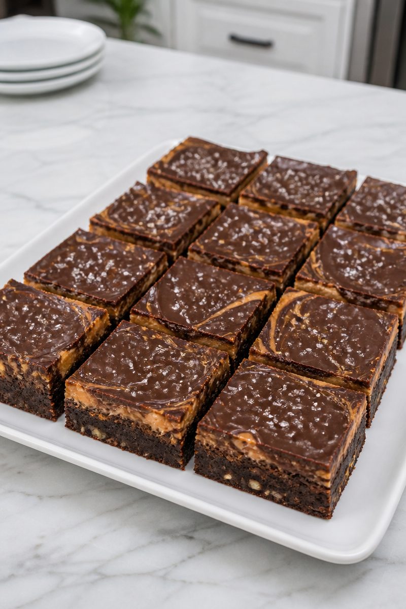 Salted Caramel Cheesecake Brownie Pecan Salted Caramel Cheesecake Brownie Pecan