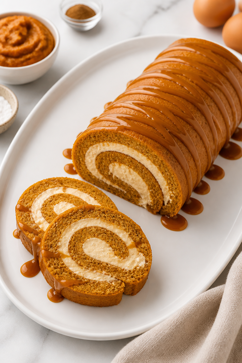 Salted Caramel Pumpkin Roll Cream Filling Salted Caramel Pumpkin Roll Cream Filling