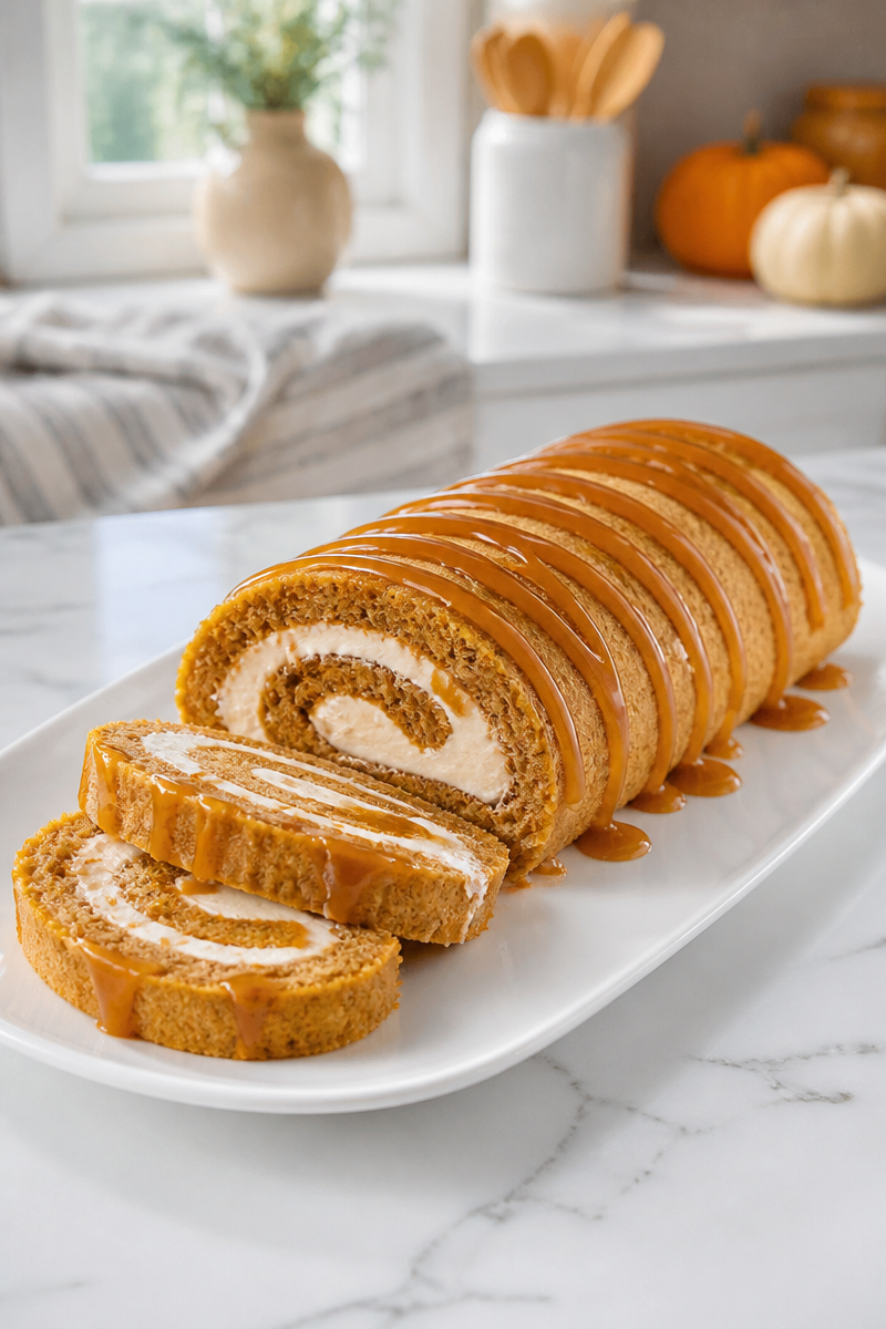 Salted Caramel Pumpkin Roll Cream Filling Salted Caramel Pumpkin Roll Cream Filling