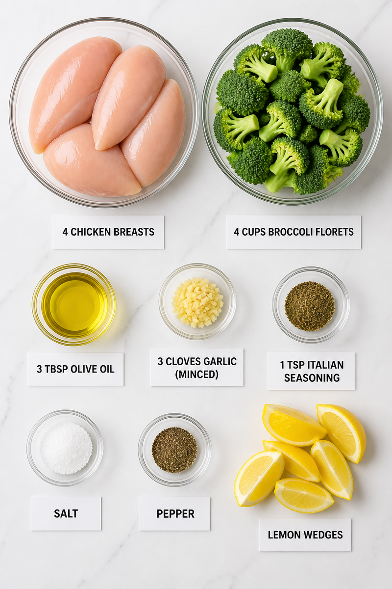 Sheet Pan Chicken Broccoli Weeknight Meal