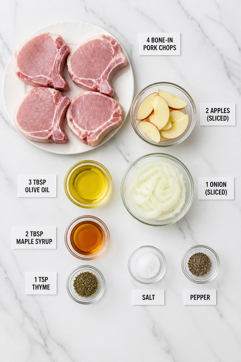 Sheet Pan Pork Chop Apple Freezer