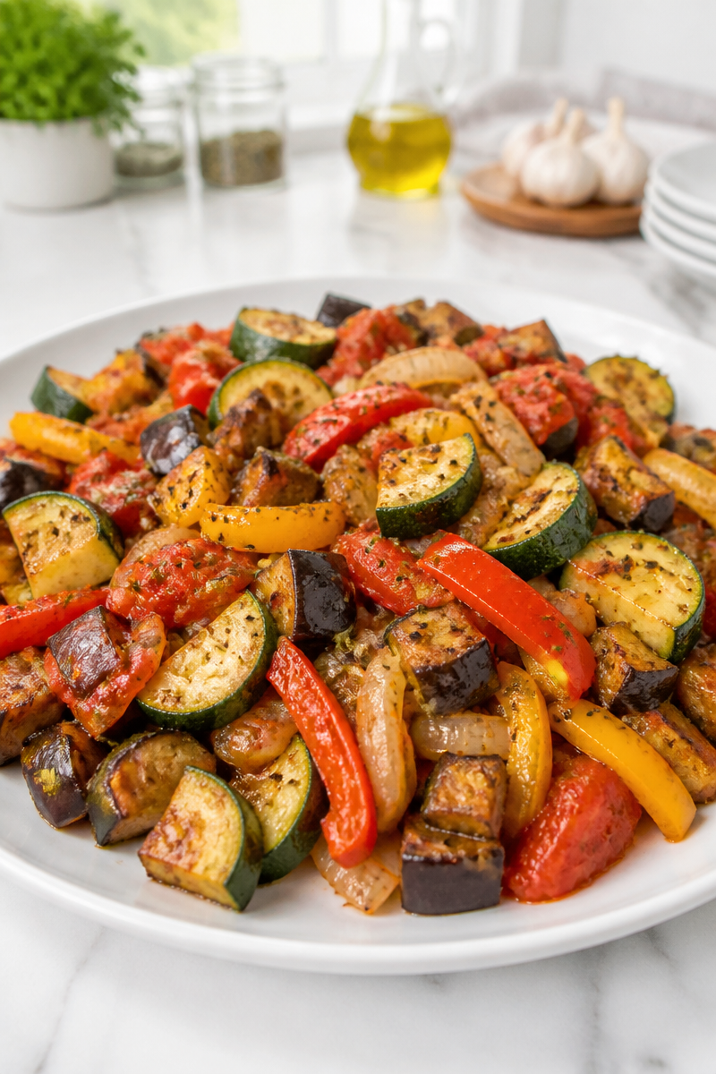 Sheet Pan Ratatouille Vegetable Freezer Meal Sheet Pan Ratatouille Vegetable Freezer Meal