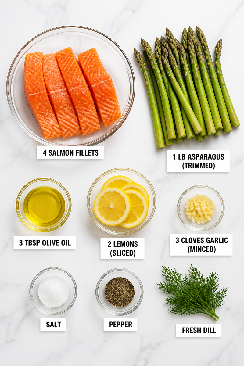 Sheet Pan Salmon Asparagus Lemon Freezer