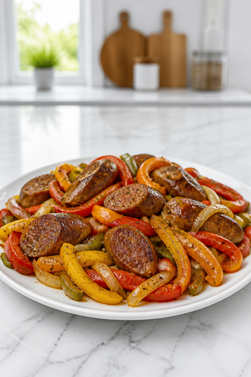 Sheet Pan Sausage Pepper Bake Sheet Pan Sausage Pepper Bake