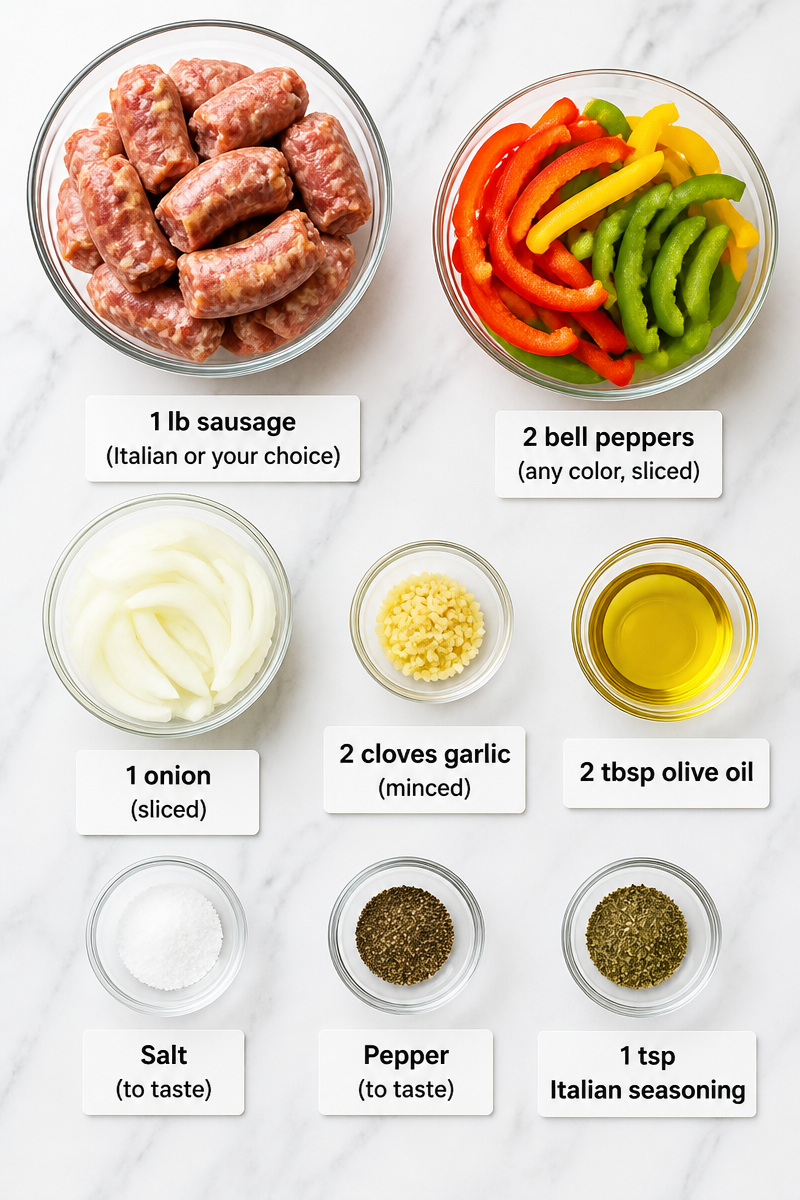 Sheet Pan Sausage Pepper Bake Sheet Pan Sausage Pepper Bake