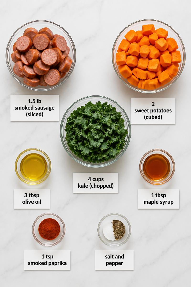 Sheet Pan Sausage Sweet Potato Kale Sheet Pan Sausage Sweet Potato Kale