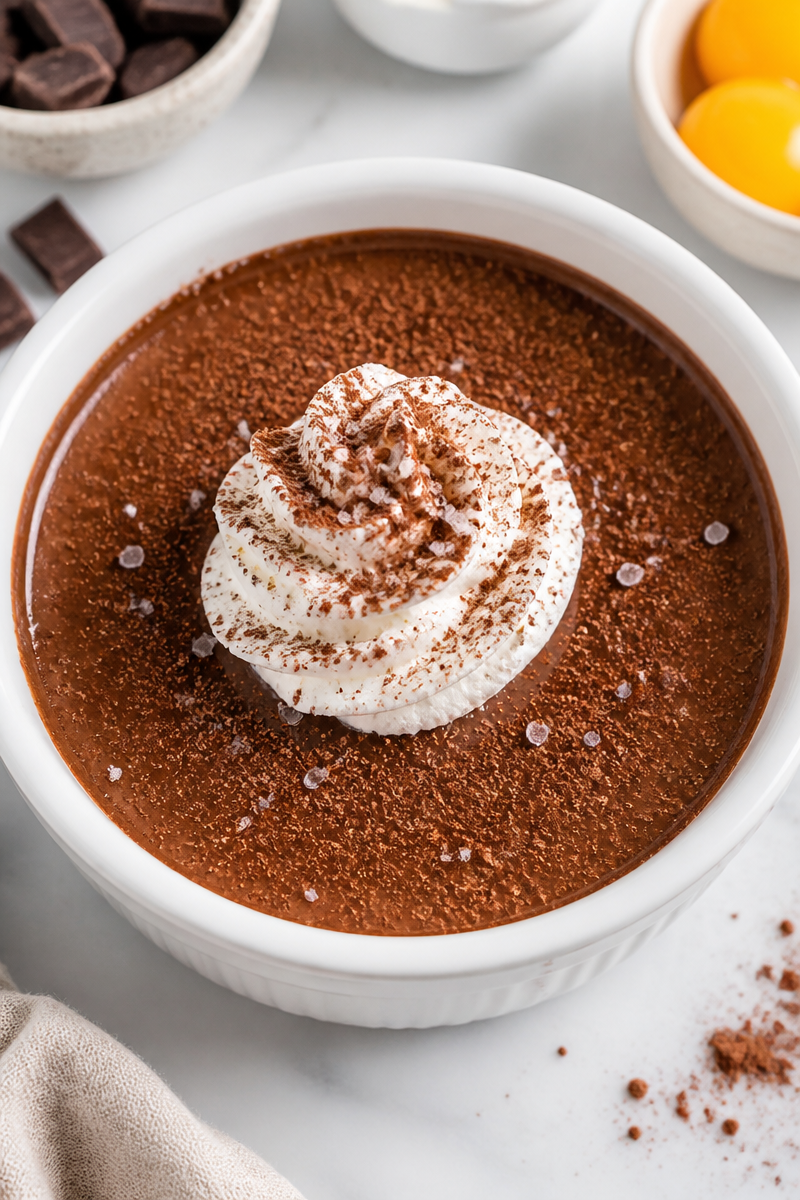 Silky Chocolate Pot De Crème Dessert Silky Chocolate Pot De Crème Dessert