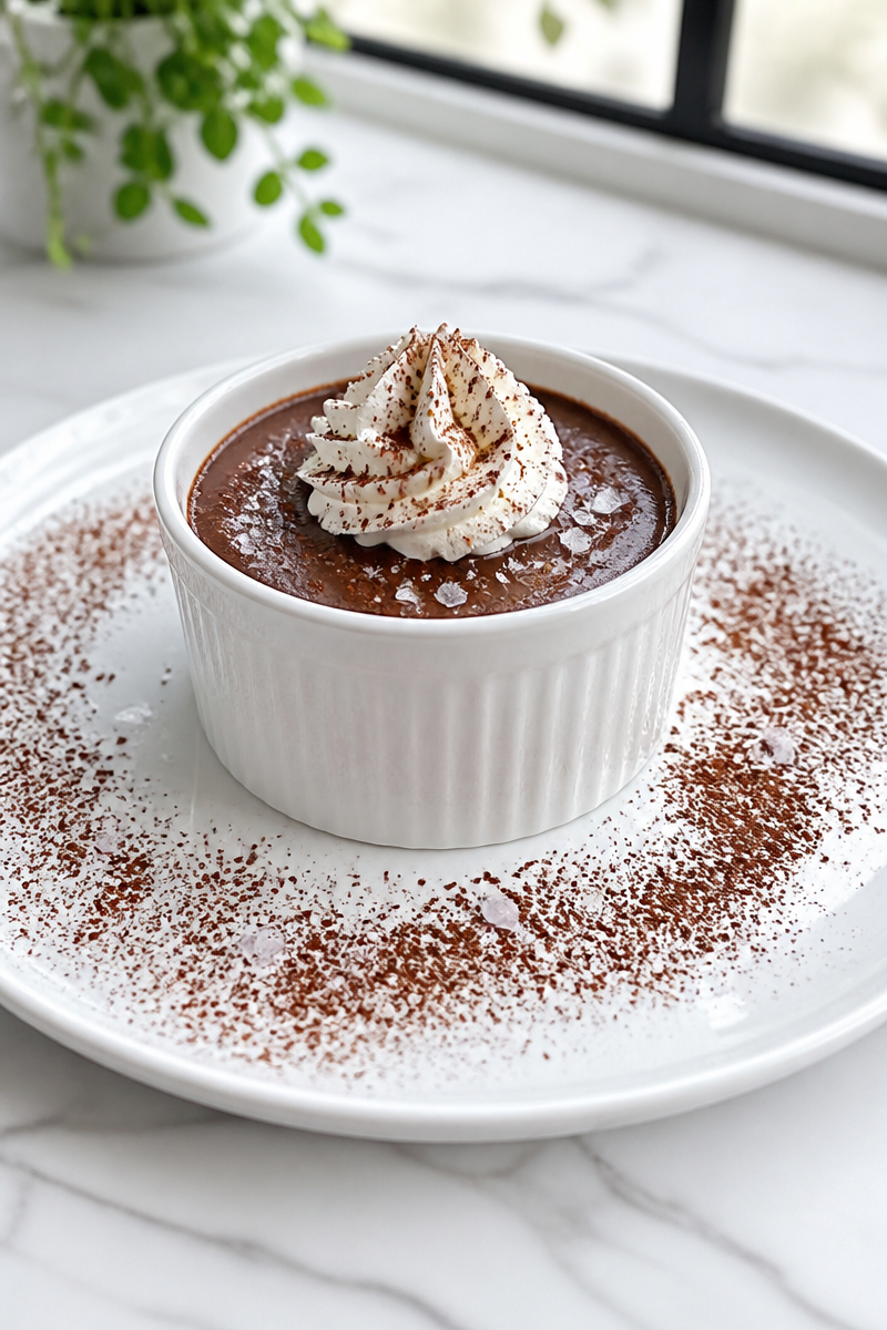 Silky Chocolate Pot De Crème Dessert Silky Chocolate Pot De Crème Dessert