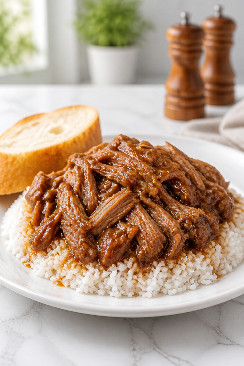 Slow Cooker Apple Butter Pork Roast