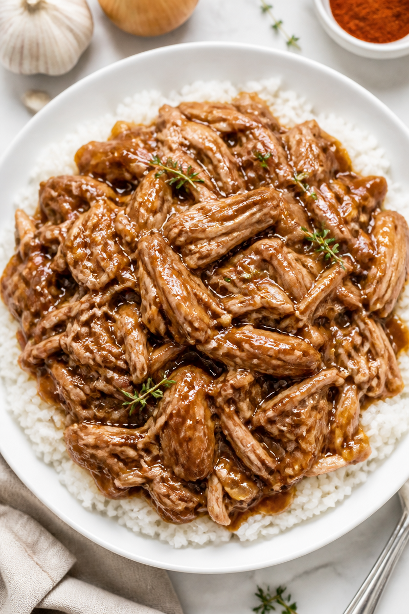 Slow Cooker Apple Butter Pork Roast