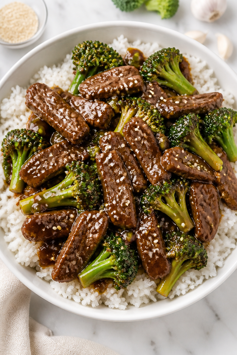 Slow Cooker Beef Broccoli Takeout Style