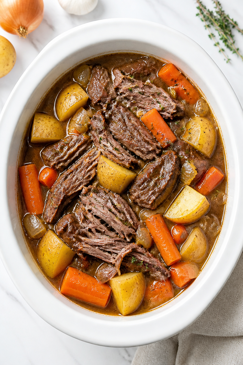 Slow Cooker Beef Pot Roast Vegetable Slow Cooker Beef Pot Roast Vegetable