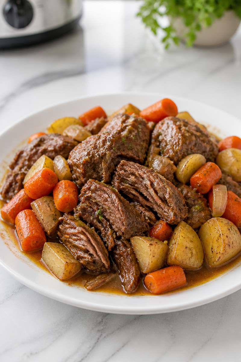 Slow Cooker Beef Pot Roast Vegetable Slow Cooker Beef Pot Roast Vegetable